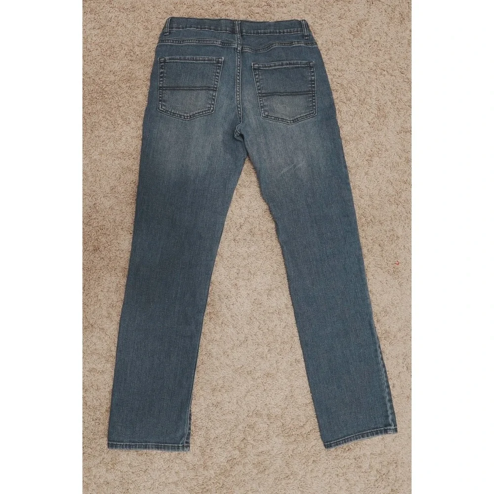 Children's Place Girls Jeans‎ 16 Blue Straight Leg Stretch Adjustable Waist